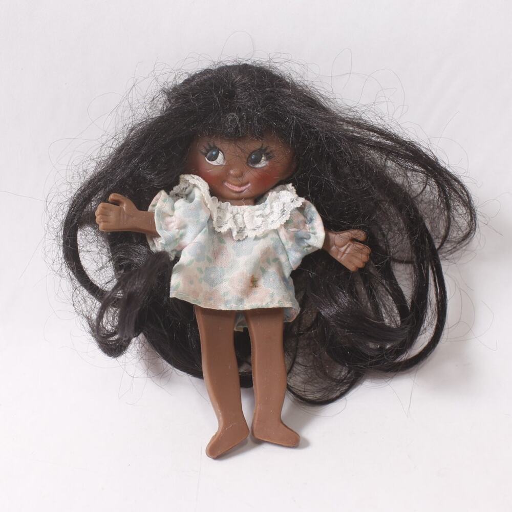 Ideal Flatsy Doll African American Bendable with Black Hair ~ 260427-WH M-17-07